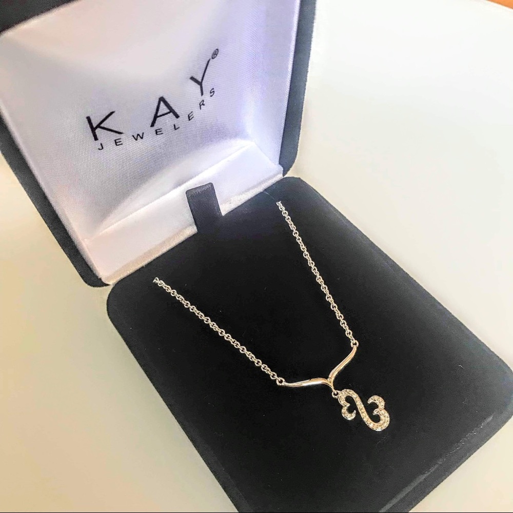 Open heart necklace
